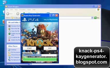 Knack 2014 (PS4) Key Generator, Keygen + téléchargement