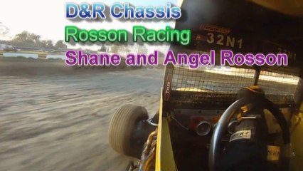 1000cc Motorcycle Engine - Dwarf Stock Car Racing   Spin Out