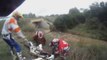 Multiple Enduro Dirt Bike Crashes