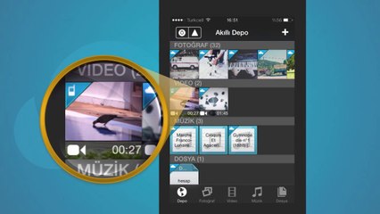 iPhone Telefonlarla Akıllı Depo'ya Nasıl Yükleme Yapılır?