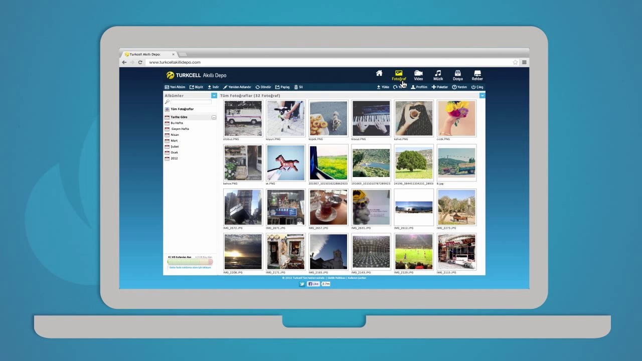 iPhone Telefonlarda Akıllı Depo'dan Paylaşım Nasıl Yapılır?