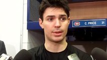 Carey Price after the Habs 3-1 win over the Coyotes