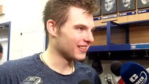 Alex Galchenyuk after the Habs 3-2 victory over the Devils