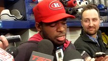 P.K. Subban after the Habs 4-2 win over the Leafs