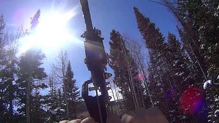 Zip lining at Canyons Resort - Filmed with the Sony Action Cam with Wi-Fi