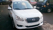 Datsun GO Sedan Spied Without Camouflages !