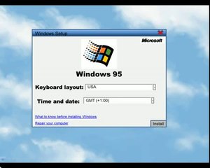 Windows 95 Setup Parody