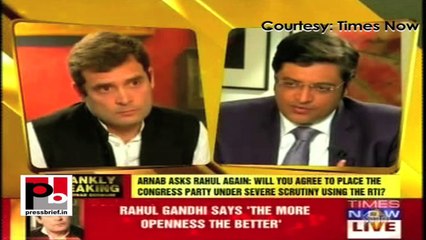 Rahul Gandhi: Political party should come under RTI