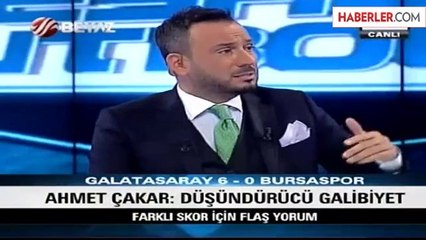 Ahmet Çakar: Bursa'yı Tanımasam Bu Maçta Şike Var Diyeceğim