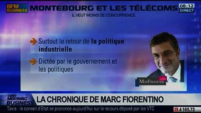 Marc Fiorentino: Montebourg: Il ne doit plus y avoir que trois opérateurs télécoms - 03/02