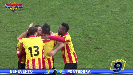 Benevento - Pontedera 3-0 HD | Highlights and Goals Prima Div. Gir.B 22^ Giornata 2/2/2014