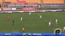 Lecce - Perugia 3-4 | Highlights and Goals Prima Div. Gir.B 22^ Giornata 2/2/2014