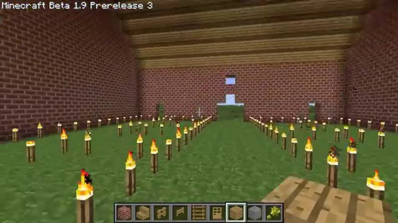 Minecraft Tutorial #5 - How to Build a Cow Barn with a Breeding System (HD)