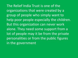 Validating Acts of Kindness through the Relief India
