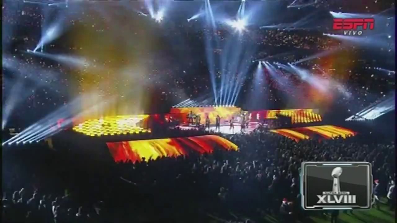 Super Bowl XLVIII 2014 - Bruno Mars and Red Hot Chili Peppers performing a Medley LIVE!