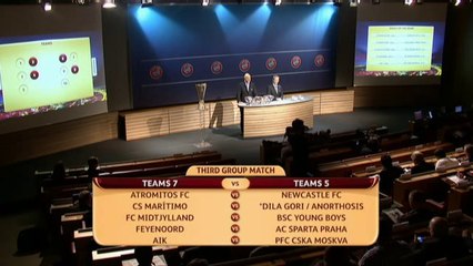 10-08-2012 Feyenoord gekoppeld aan Sparta Praag