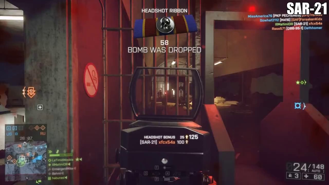 SCAR-H vs SAR-21 Weapon Review: The Better Long Range Rifle - Battlefield 4