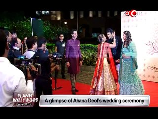 Shah Rukh Khan, Deepika Padukone, Baba Ramdev attend Ahana Deol  wedding reception