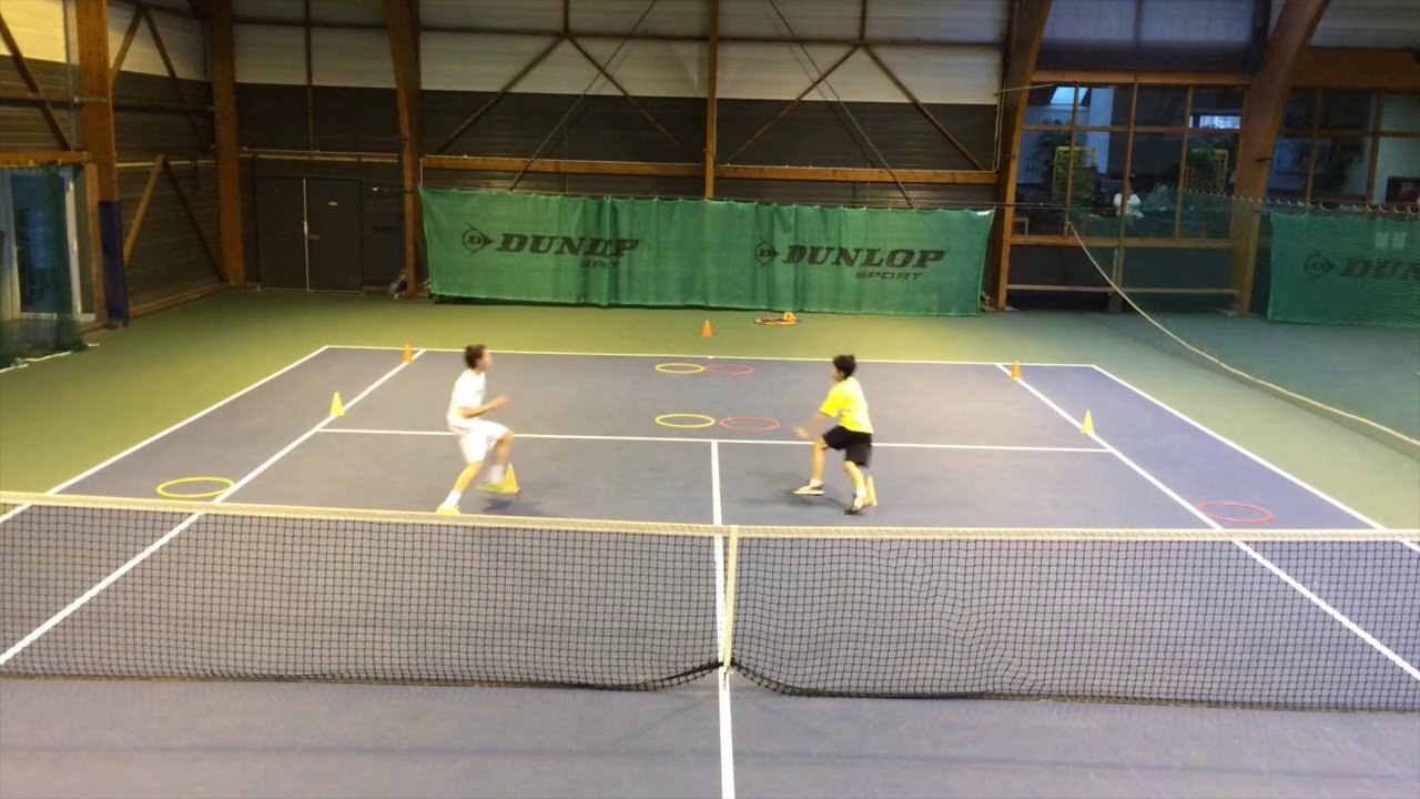 Vitesse et appuis au tennis