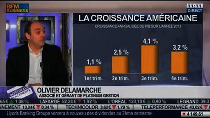 Olivier Delamarche VS Pierre Sabatier: Indices: mauvais début d'année pour le CAC 40 et le Dow Jones, dans Intégrale Placements – 03/02 1/2