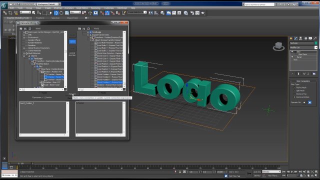 3D Text Animation with 3ds max