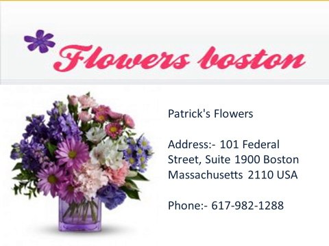 Flower Delivery In Boston