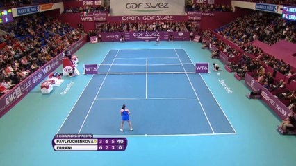 Open GDF - Pavlyuchenkova écœure Errani