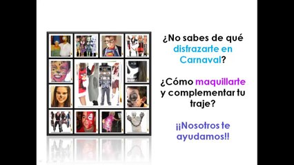 Descargar video: ☆DISFRACES ORIGINALES Y MAQUILLAJE CARNAVAL☆ Caseros y baratos