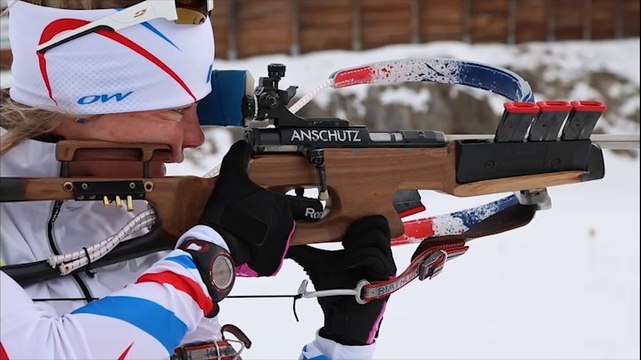 [BIATHLON] Christian Favre ; ours entraînement dames avec itw Jean-Paul Giachino (entraîneur tir) ; ours entraînement hommes avec itw Siefried Mazet (entraîneur tir)