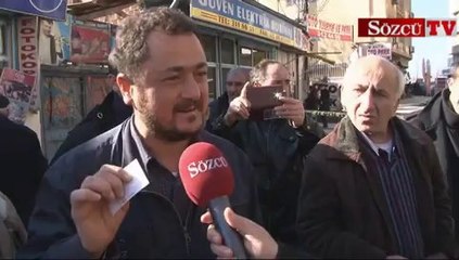 Göçük alanında Gökçek istifa sloganları attılar