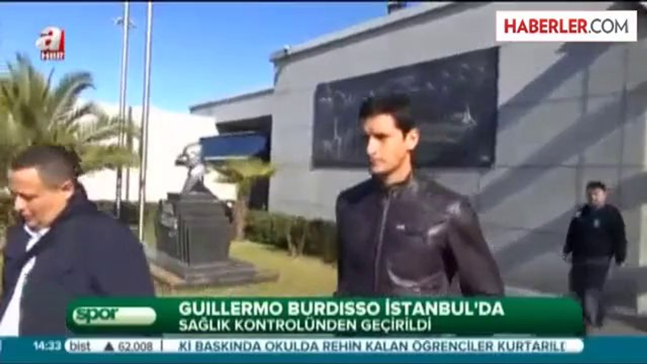 Guillermo Burdisso İstanbul'da