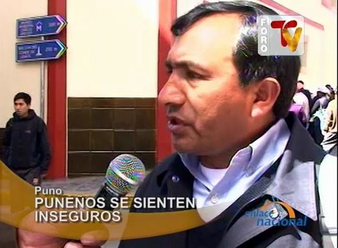 Los ciudadanos de esta región piden a las autoridades locales resuelvan urgentemente el problema de la inseguridad ciudadana.