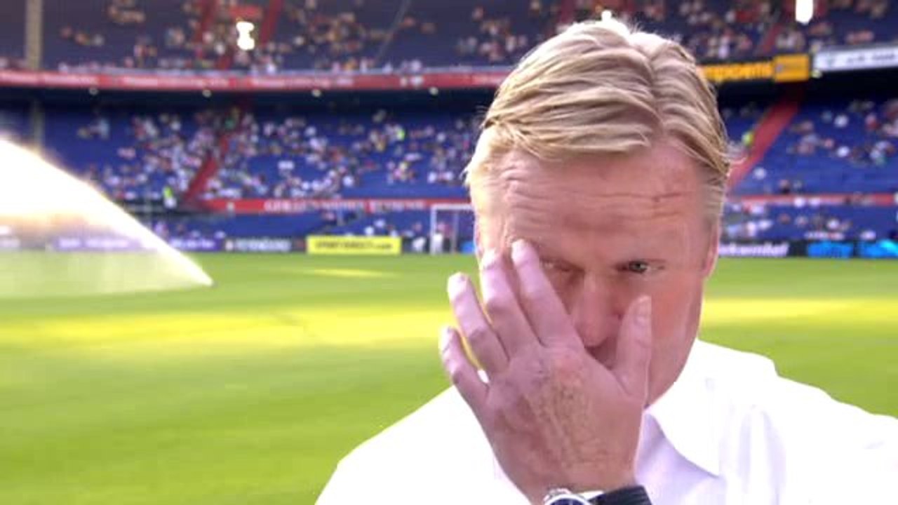 18-08-2012 Koeman vooraf aan Feyenoord – SC Heerenveen