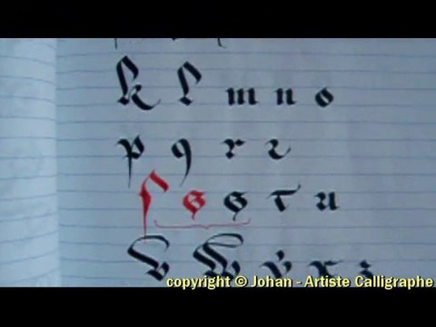 Calligraphie par Johan - Calligraphy / Alphabets Johan / יוהן סופר / Calligraphie latine / hebreu / Arabe / Grec