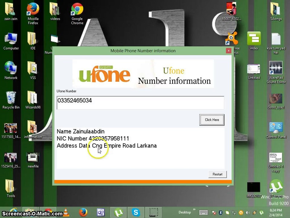 Ufone Number Hack