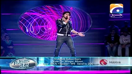 Pakistan Idol 2013-14 - Episode 17 - 02 Wildcard Round (Waqar Ahsan)