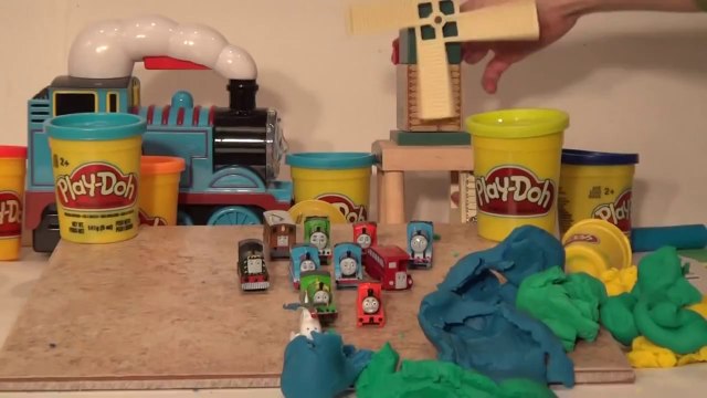 Play Doh Thomas And Friends Surprise Eggs, 12 Kinder Egg Style Surprise Eggs of Thomas and Friends