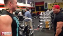 Jay Cutler - Trains Delts at Golds Venice, January 11th, 2014