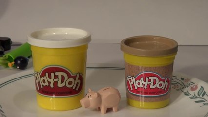 Play Doh Toy Story, Ham, how to make Ham out of Play Doh, with a surprise visit by The Cookie Monste