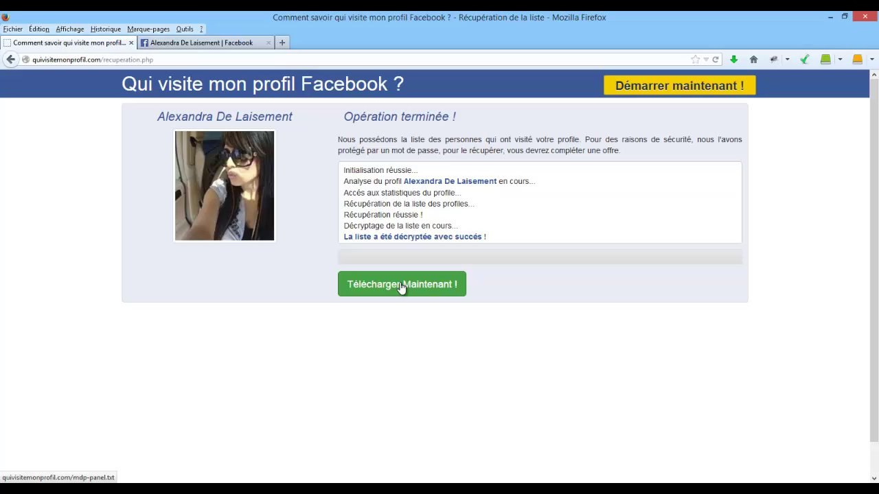 Qui visite mon profil Facebook ?