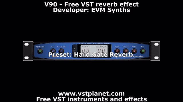 V90 - Free VST reverb effect - vstplanet.com