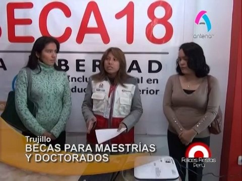 El Programa nacional de Becas, PRONABEC, convoca a jóvenes interesados en becas para maestrías y doctorados