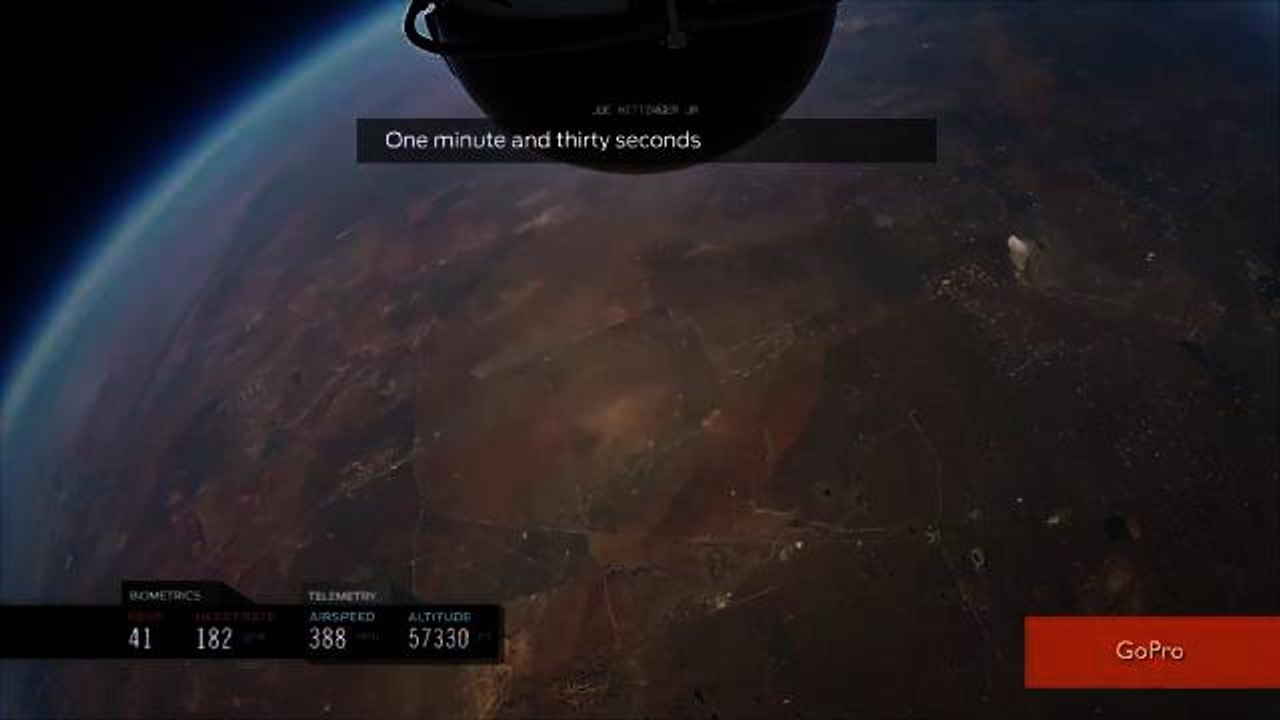 Unbelievable Video Show's What Felix Baumgartner Saw on His Space Jump