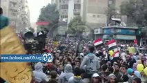 أنصار الإخوان بنصبون منصة بميدان النعام بعين شمس لإحياء ذكرى شهداء 25 يناير