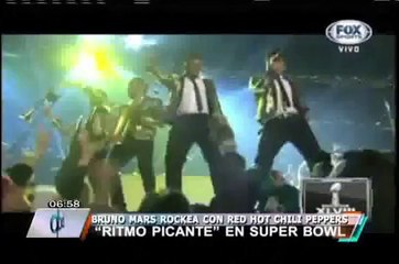 Super Bowl: Revive la fantástica presentación de Bruno Mars y Red Hot Chili Peppers