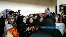 العشرات يهتفون أمام محكمة الطفل للتنديد بحق الطفلة زينة ببورسعيد