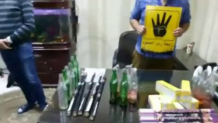أمن الاسكندرية يضبط احد عناصر الاخوان بالاسكندرية وبحوزته 10 زجاجات مولتوف‎