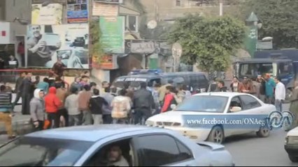 لحظة ضبط أحد عناصر الإخوان بشارع العريش بالهرم