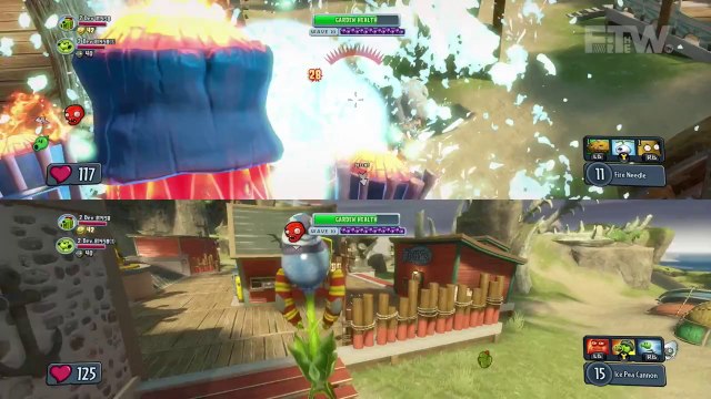 Plants vs Zombies Garden Warfare - Split Screen Co-Op sur Xbox One