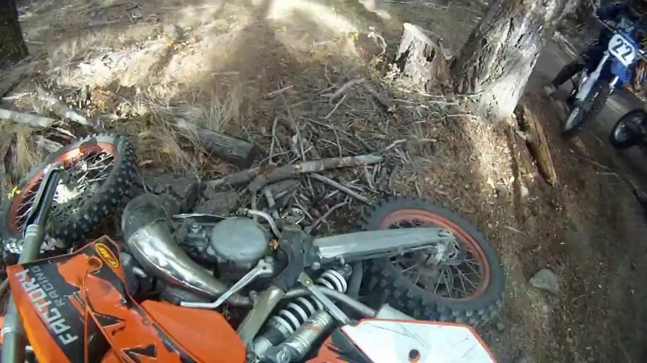 GoPro HD Enduro Dirtbiking and Crashes